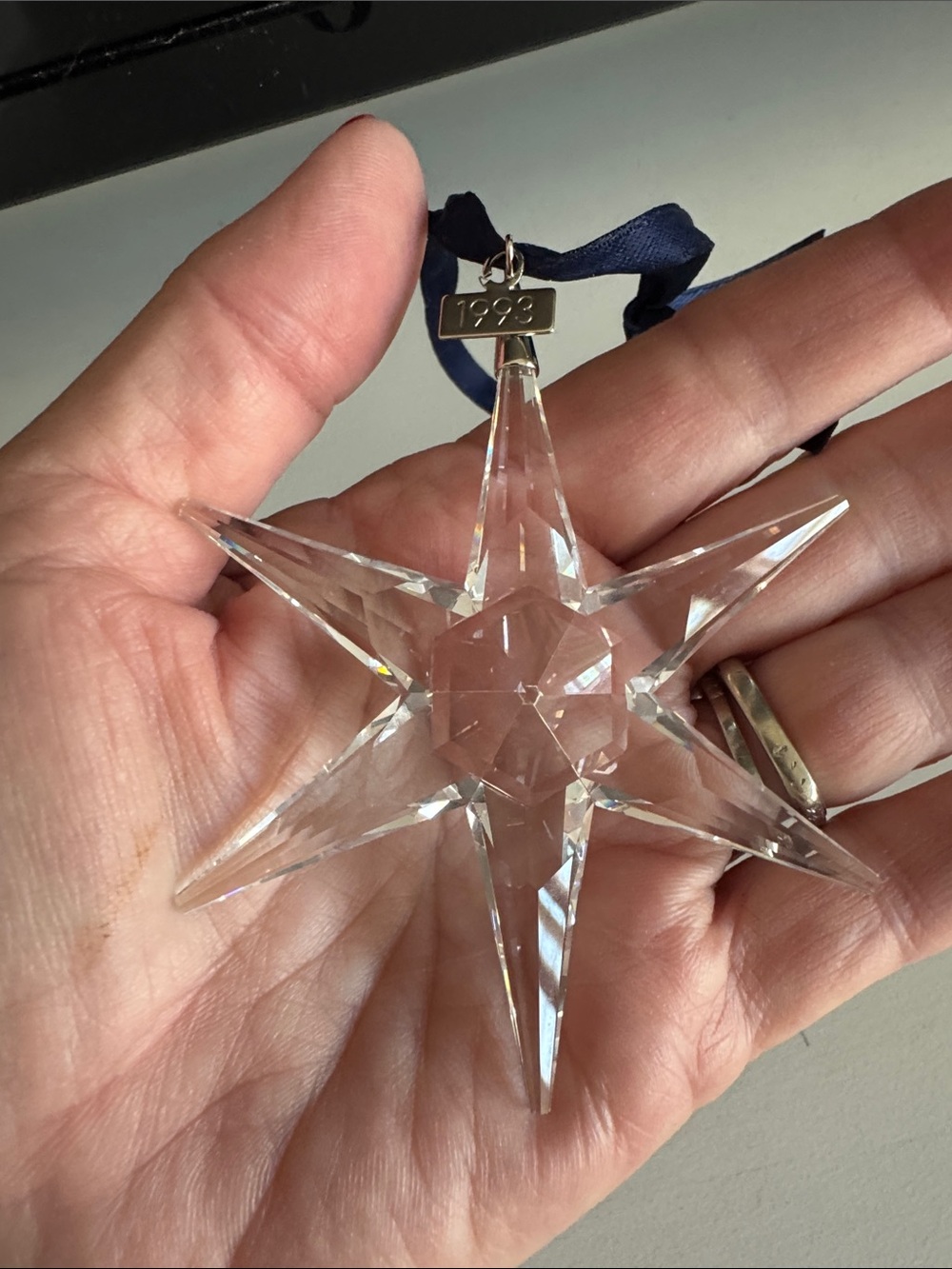 Swarovski 1993 Austrian Crystal Christmas Ornament - Picture 4 of 5